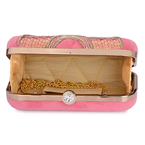 Image of For The Beautiful You Neck Embroidered Women's Clutch