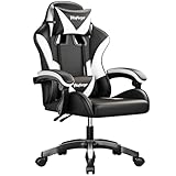 EaseZen Silla de Juegos/Oficina, con Soporte Lumbar dinámico, Altura y reposabrazos Ajustables, giratoria 360°, Silla de Juego Acolchada, Adecuada para el hogar y la Oficina
