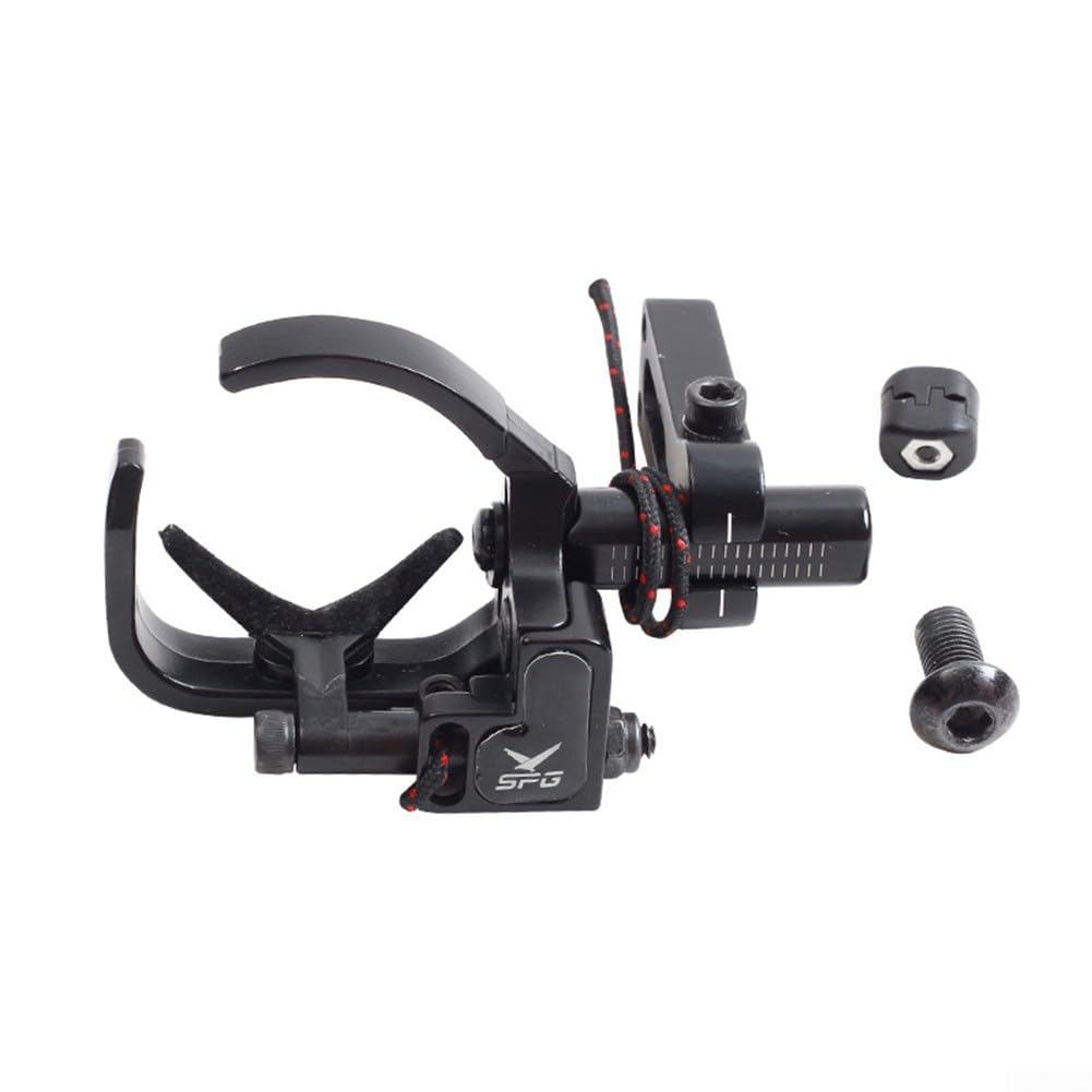 Girftong Drop Away Arrow Rest, 4-Way Adjustable Aluminium-Alloy Compound Bow Accessory, Quiet Launch With Protective Pads For Hunting