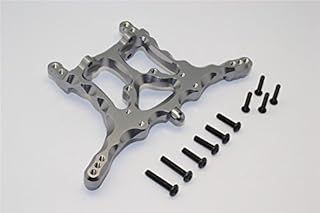 GPM For Traxxas Craniac/Skully/Bandit Upgrade Parts Aluminum Rear Shock Tower - 1Pc Set Gray Silver
