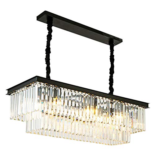Plafonnier en cristal moderne de pluie de luxe pour salon contemporain