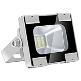 reflector de led para exterior Alta calidad: Focos LED está fabricado con una carcasa de aluminio de alta resistencia + vidrio templado de alta resistencia. Adecuado para la iluminación del hogar / hotel / mercado / patio / paisaje y paisajismo.