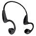 Trcode Bone Conduction Headphones Bluetooth，Open Ear Lightweight Stereo Hands-Free Z8 Sport Bone Conduction Headphones Wireless with Microphone for Listening Music and Running（Black Grey）