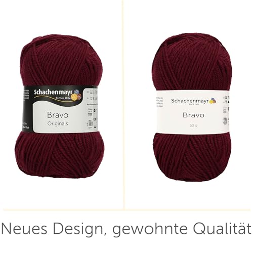 Schachenmayr Bravo 9801211-08369 serenity Handstrickgarn, Häkelgarn