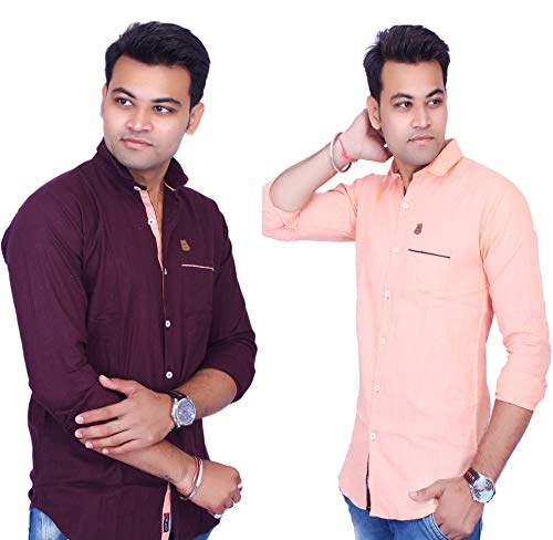 Image of La Milano Premium Plain Shirt for Men