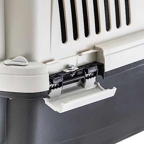 Ferplast Katzentransportbox Clipper 2, Hundetransportbox, IATA-zugelassene Reisebox, Haustiertransportbox für kleine Hunde und Katzen bis 8 kg