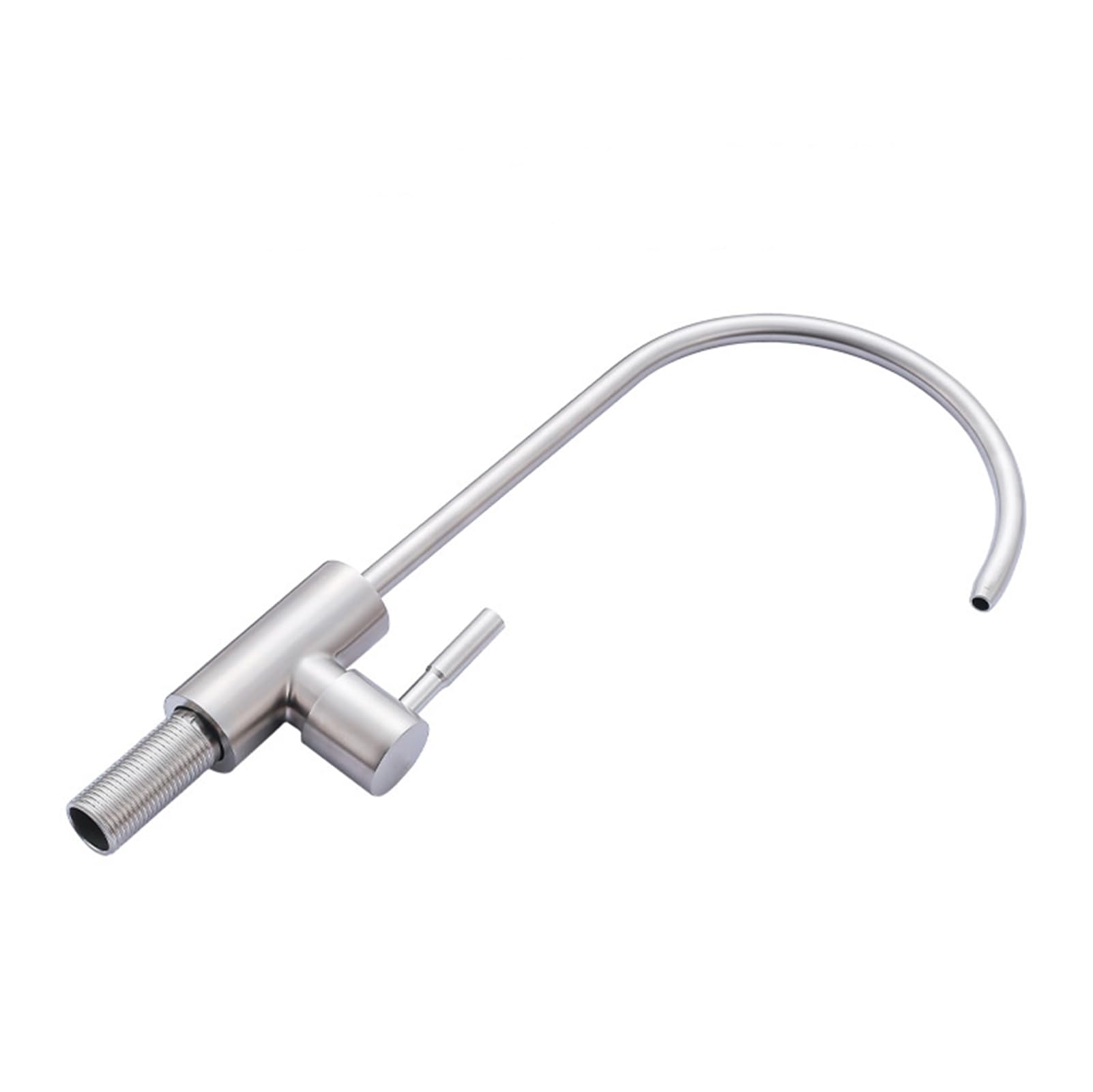 WDSOPK faucet Kitchen Sink Faucet with Filter and Swan Neck Design 360° Rotating Brushed Drinking Water Tap