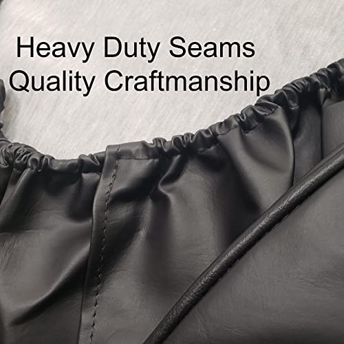 Spare Tire Cover - Tire Accessories for SUV's, Campers, RV's, Trucks, and More | Adopt Paw Print Dog Black 29 Inch