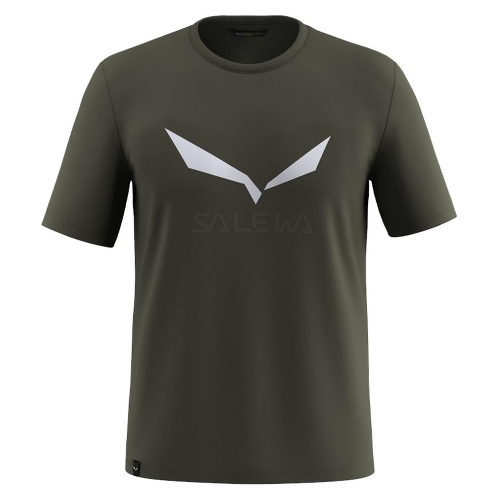 Salewa Solidlogo Dry T-Shirt M, Dark Olive, XL