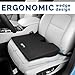 ComfiLife Car Seat Cushion–Premium Wedge 100% Polyurethane Foam Car Cushions for Driving–Auto Seat Cushion–Back & Sciatica Pain Relief for Long Drives–Comfort for Car Driver,Office, Truck Seat (Black)