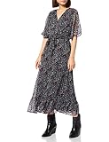 Diseño danés Only ONLASTA 2/4 Midi Wrap Dress WVN Vestido, Negro/AOP: Cachemira eléctrica, XS para Mujer