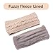 YAHENLI Winter Headbands for Women 2 PCS, Knit Thick Fleece Lined Headband for Girls Headwrap, Ear Warmers Cold Weather Warm Ear Muffs