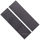 Carbon Fiber Handle Material - (Python Skin) - (Scale Set) - (2)(1.5 x 5 x 0.187) - (USA Made) - Premium Quality - (by EZSMITH)