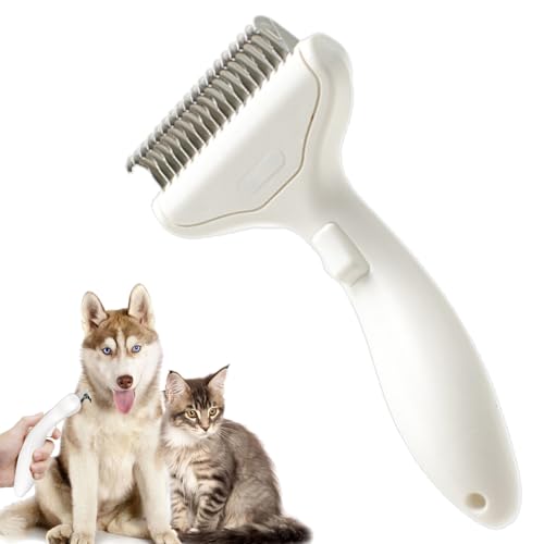 Brosse pour chat en acier inoxydable autonettoyante pour le toilettage de la maison