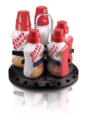 Mind Reader Flavor Carousel for SodaStream, Black