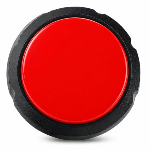 Recording Button - Funny Talking Dog Button for Pet Communication & Classroom Activities Easy Record & Playback Sound Buttons Office Toys with Multifunctional Voice Message Feature (Red)