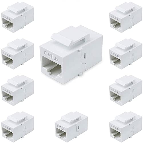 Acoplador Keystone RJ45 Cat6 Hembra-Hembra 10 unidades miniatura 1
