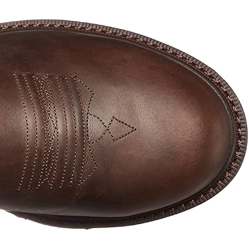 Man Cowboy Boots Western Square Toe Lightweight Durable Work Boots Retro Embroidered Heel Wide Calf Country Boots #TOP3