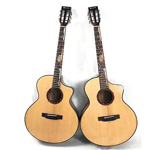 YLiansong-home Guitare Acoustique Tête Classique 41 Pouces Veneer Spruce Mahogany Folk Guitar en Bois pour Débutant… - Les Beatles, Paul McCartney, John Lennon, RIngo Starr, George Harrison YLiansong-home Guitare Acoustique Tête Classique 41 Pouces Veneer Spruce Mahogany Folk Guitar en Bois pour Débutant… – Image 3