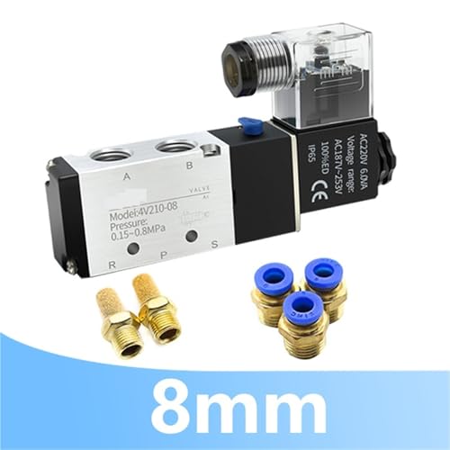 Électrovanne de commande pneumatique 4V210-08 pour l'atelier en AC110V - 3