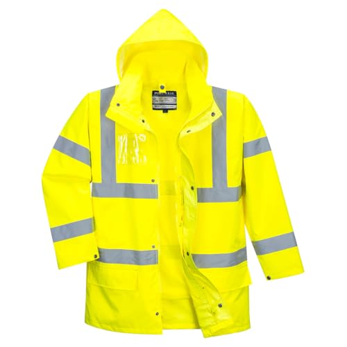 Parka Hi-Vis Essential 5 en 1 Portwest S765 Jaune en Taille XL