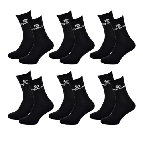 OZABI Chaussettes SPORT SERGIO TACCHINI - Pack de 6 Paires - 0732X6 NOIR - 43/46