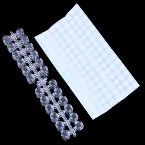120 piezas tablero acrílico para mostrar esmaltes de uñas miniatura 3