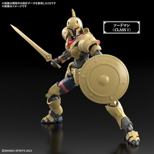 30MF Rebel Sword Man maquette plastique à code couleur Bandai - 3