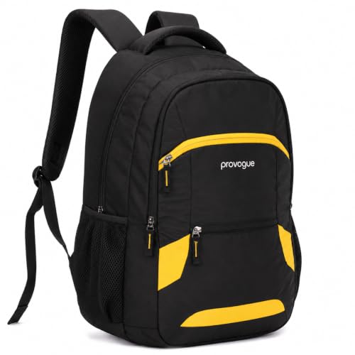 Image of Provogue SPRINT 15.6'' Laptop Backpack for Men & Women | 30L | 2 Main Compartments | 3-Pocket Organiser | 2 Front Pockets | 2 Bottle Holders | Rain Cover | College, Office & Trave