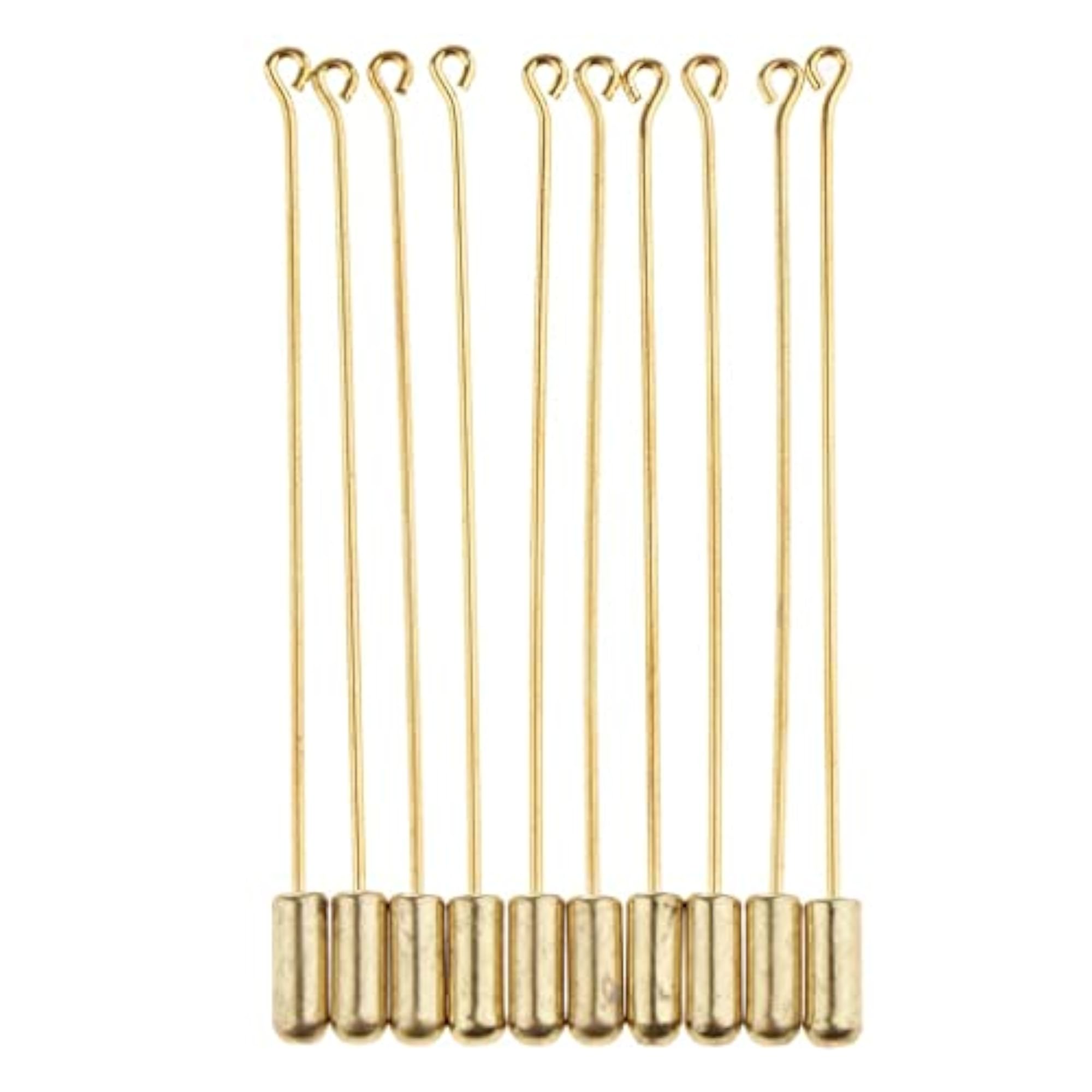 10 Piece Needle Plug Lapel Stick Brooch Set