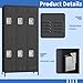 6 Doors Employee Lockers for Office, Metal Sorage Locker Combination, Lockable Employees Metal Locker With Door, Industrial Storage Lockers for Home, School, Gym