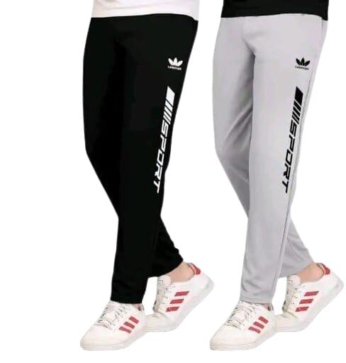 Men's Sports Jogger Lower Pack of 2 Microfibre Track Pants for Workout Fitness Travel and Daily-picture-38