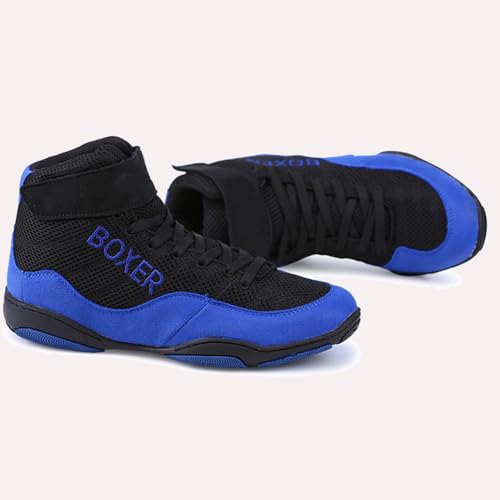 Mens' Lightweight Wrestling Shoes Unisex Breathable Fitness Shoes for Wrestling Boxing Weightlifting2