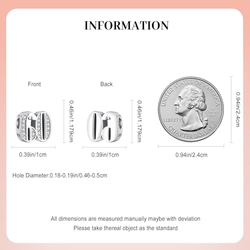 Image of Mothers Day Birthday Number Love Family Friendship Graduation Auntie Grandma Dad Mom Charms for Pandora Bracelets Necklaces, Gifts Women, for Anniversary Valentines Christmas