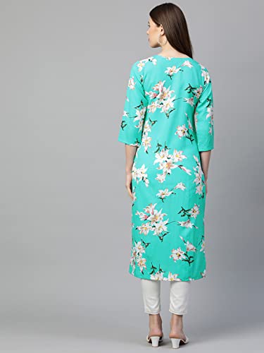 Image of ANNI DESIGNER Women's Crepe Printed Regular Kurta