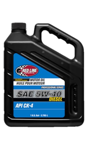 Aceite para motor diésel 5W40 Red Line 1 galón miniatura 1