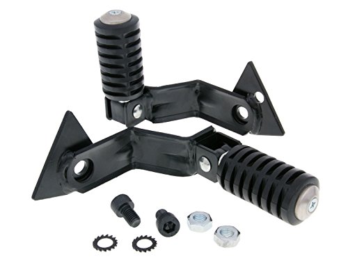 Fußrasten Satz Sozius Buzzetti für Aprilia Scarabeo 50 4T 4V AC 09-12 ZD4TG