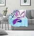 Marvel Spidey & His Amazing Friends Ghost Spider Feather Knit Fluffy Throw Blanket - Gwen Stacy Fuzzy Blanket Measures 50 x 60 inch, Super Soft Lightweight Bedding