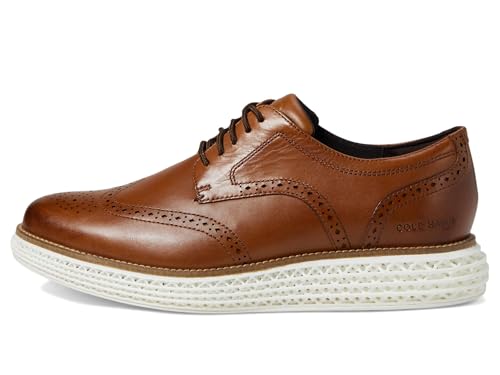 Cole Haan Men's Original Grand 2.0 Wingtip Oxfords, British Tan, 11.5-W US