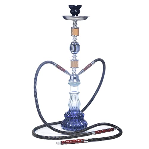YYMMHH 57 cm Doppelrohr-Shisha-Set Glas-Shisha-Shisha Arabische Shisha, für Brakah Shisha Stickhah-Verlobung, geeignet… – Bild 5