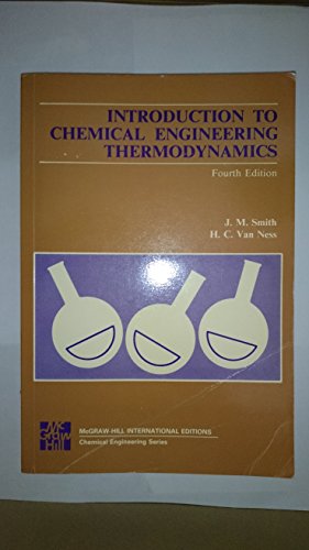 Introduction To Chemical Engineering Thermodyna... 0071003037 Book Cover