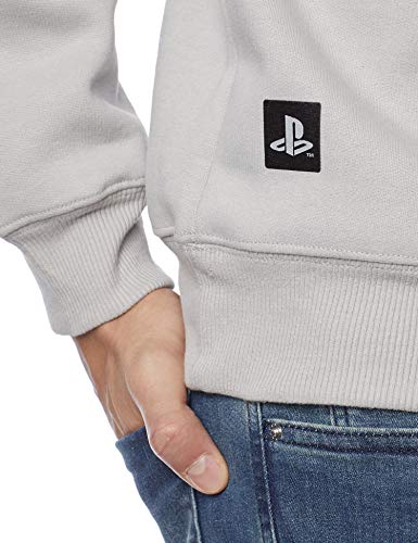 Moletom Casual, Sony Playstation, Cinza, M, Adulto Unissex