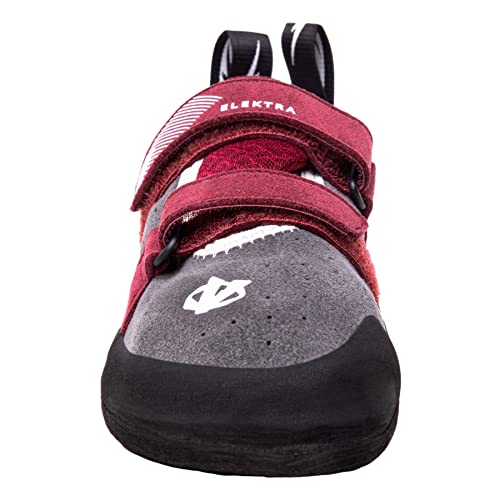 Evolv Elektra Climbing Shoes - Women's Merlot/Gray 8 #TOP5