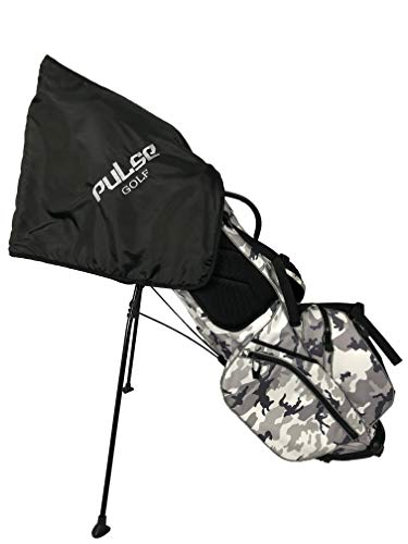 PulseGolf Golfhandtuch - Regenhandtuch - Bagcover - Schlägerputztuch - Innenfutter 100% Baumwolle - XXL 49 x 49cm Cover