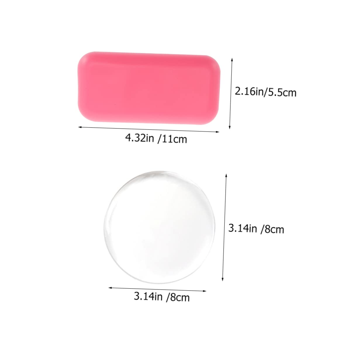 Ipetboom False Eyelash Pads for Lash Extensions 6pcs Silicone Eye Pads Lash Grafting Lash Tray Organizer