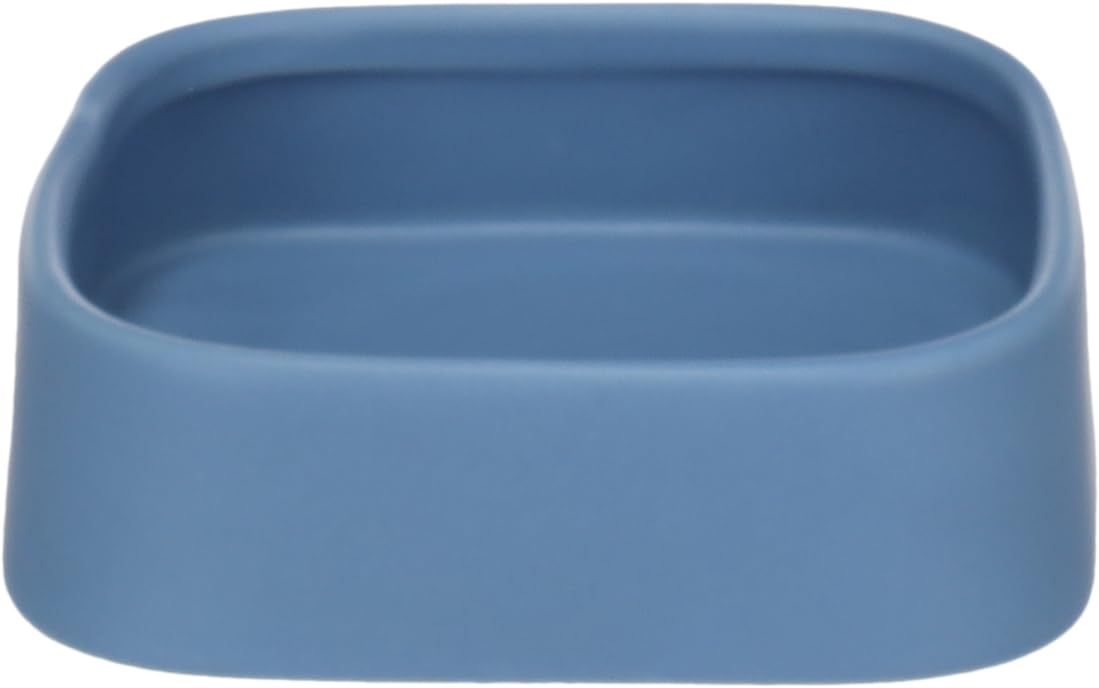 Flamingo FEEDING AND DRINKING BOWL GUINEA PIG ZARA SQUARE BLUE 12x12x3,5CM 200ML
