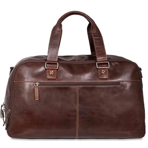 Jack Georges Voyager Weekender Duffle Bag #7921 (Brown)