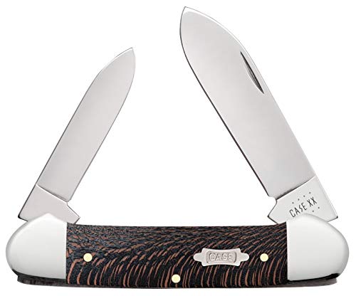 Amazon.com : Case XX 25574 Black Sycamore Wood Handle 2 Blade