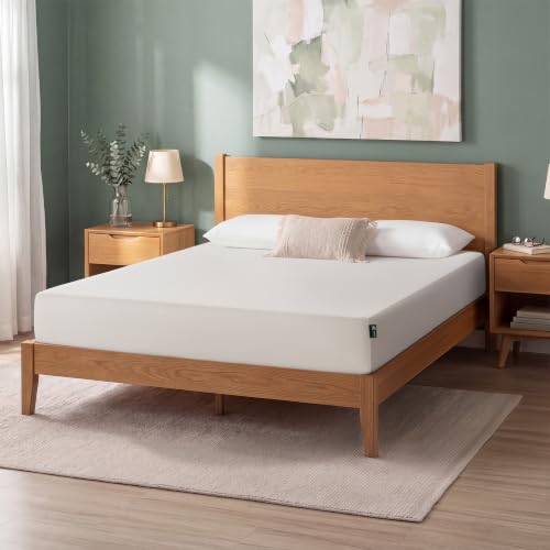 Image of Zinus 8 Inch Queen Green Tea Memory Foam Mattress, Medium Firm Feel | Pressure-Relieving Comfort & Full-Body Support, Naturally Fresh, CertiPUR-US & OEKO-TEX Certified Safe Materials