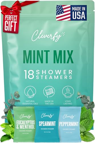 Cleverfy Shower Steamers Aromatherapy - Birthday Gifts for Women Mom Wife Grandma Her Best Friend Daughter Sister Teens & Girlfriend - 18 Tablets